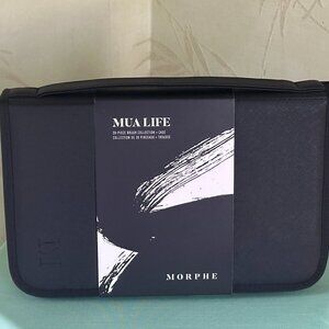 MORPHE MUA LIFE 20-PIECE BRUSH SET + CASE:NWT EYE/FACE BRUSHES